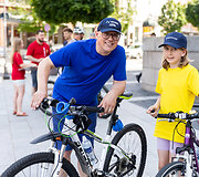 Dviračių mylėtojų &scaron;ventės &bdquo;Tour de Vilnius&ldquo; startas