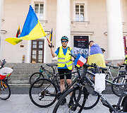Dviračių mylėtojų &scaron;ventės &bdquo;Tour de Vilnius&ldquo; startas