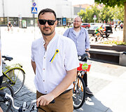 Dviračių mylėtojų &scaron;ventės &bdquo;Tour de Vilnius&ldquo; startas