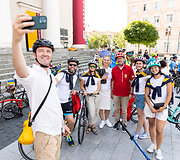 Dviračių mylėtojų &scaron;ventės &bdquo;Tour de Vilnius&ldquo; startas