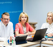 Spaudos pusryčiai Sveikatos apsaugos ministerijoje