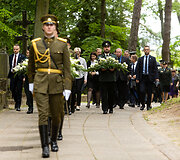 Medininkų žudynių aukų pagerbimo 31-osios minėjimo metinės. Medininkų memorialas.  2022 m. Liepos 31 d. 
