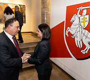 Robertas S.Gilchristas ir Sviatlana Cichanouskaja