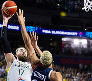 Jonas Valančiūnas, Rudy Gobert'as
