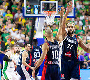 Evanas Fournier ir Rudy Gobert'as