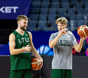 Domantas Sabonis ir Mindaugas Kuzminskas