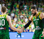 Marius Grigonis ir Jonas Valančiūnas