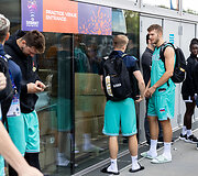 Slovėnijos krep&scaron;inio rinktinė treniruotės laukė lauke
