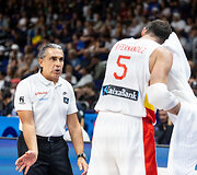 Sergio Scariolo ir Rudy Fernandezas