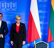 Mateuszas Morawieckis ir Ingrida &Scaron;imonytė