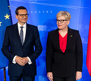 Mateuszas Morawieckis ir Ingrida &Scaron;imonytė