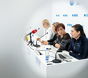 Nevyriausybinių organizacijų spaudos konferencija sulaikytą lietuvį&scaron;nipą
