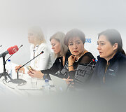 Olga Karač, Natalija Ryseva, Nataliya Kolegova, Veranika Vyhouskaya