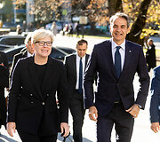 Ingrida &Scaron;imonytė ir Kyriakos Mitsotakis