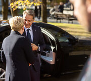 Ingrida &Scaron;imonytė ir Kyriakos Mitsotakis