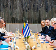 Kyriakos Mitsotakis ir Ingrida &Scaron;imonytė