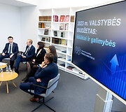 Diskusija apie 2023 m. valstybės biudžeto projektą