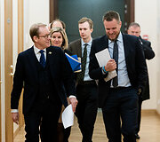 Tobias Billstrom ir Gabrielius Landsbergis
