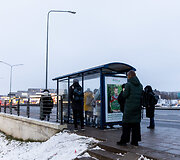 Vilniuje &ndash; vie&scaron;ojo transporto vairuotojų streikas