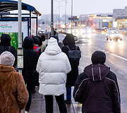 Vilniuje &ndash; vie&scaron;ojo transporto vairuotojų streikas