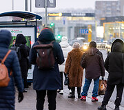 Vilniuje &ndash; vie&scaron;ojo transporto vairuotojų streikas