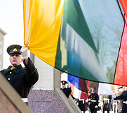 Trijų Baltijos valstybių vėliavų pakėlimo ceremonija