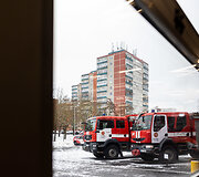 Rekonstruoto Vilniaus prie&scaron;gaisrinės gelbėjimo valdybos 1-osios komandos pastato atidarymas