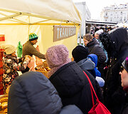 Kaziuko mugėje pardavinėti Trakų riestainiai
