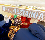 Kaziuko mugėje pardavinėti Trakų riestainiai
