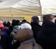 Kaziuko mugėje pardavinėti Trakų riestainiai