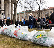 Lietuvos pieno gamintojų mitingas prie LR Seimo