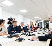 Susisiekimo ministras susitiko su Seimo Demokratų sąjungos &bdquo;Vardan Lietuvos&ldquo; frakcija