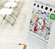 Naujienų portalo 15min politinių karikatūrų paroda