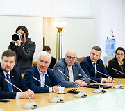 Energetikos ministras susitiko su Seimo Lietuvos valstiečių ir žaliųjų sąjungos frakcija