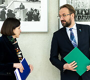 Gintarė Skaistė, Gediminas &Scaron;imkus