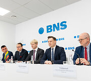 Bendrovės &bdquo;Vilniaus vie&scaron;asis transportas&ldquo; spaudos konferencija naujų troleibusų pristatymui