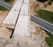 Remontuojamas viadukas Galvės gatvėje, kelyje Vilnius-Trakai