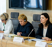 Spaudos konferencija &bdquo;Lyčių lygybė ir smurtas prie&scaron; moteris: Europos Sąjungos ir Rytų partnerystės &scaron;alių perspektyvos&ldquo;