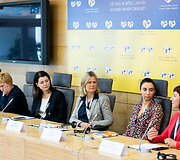 Spaudos konferencija &bdquo;Lyčių lygybė ir smurtas prie&scaron; moteris: Europos Sąjungos ir Rytų partnerystės &scaron;alių perspektyvos&ldquo;