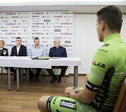 Spaudos konferencijos akimirka