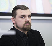 Knygos pristatymo akimirka