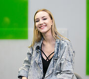 Paula Valentaitė 15min redakcijoje