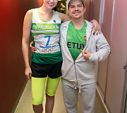 &bdquo;Muzikinio i&scaron;&scaron;ūkio&ldquo; filmavimas Simona Nainė ir Deivis