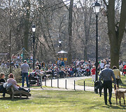 Vilniečiai džiaugiasi vasari&scaron;ku kar&scaron;čiu