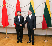 Zhang Dejiangas ir Saulius Skvernelis
