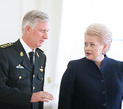 Karalius Filipas ir Dalia Grybauskaitė