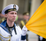 Valstybės vėliavos pakelimo ceremonija