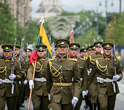 Valstybės vėliavos pakelimo ceremonija