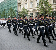 Valstybės vėliavos pakelimo ceremonija