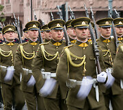 Valstybės vėliavos pakelimo ceremonija